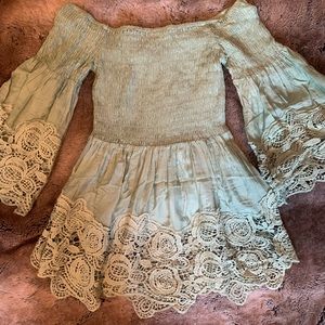 Off the shoulder blouse